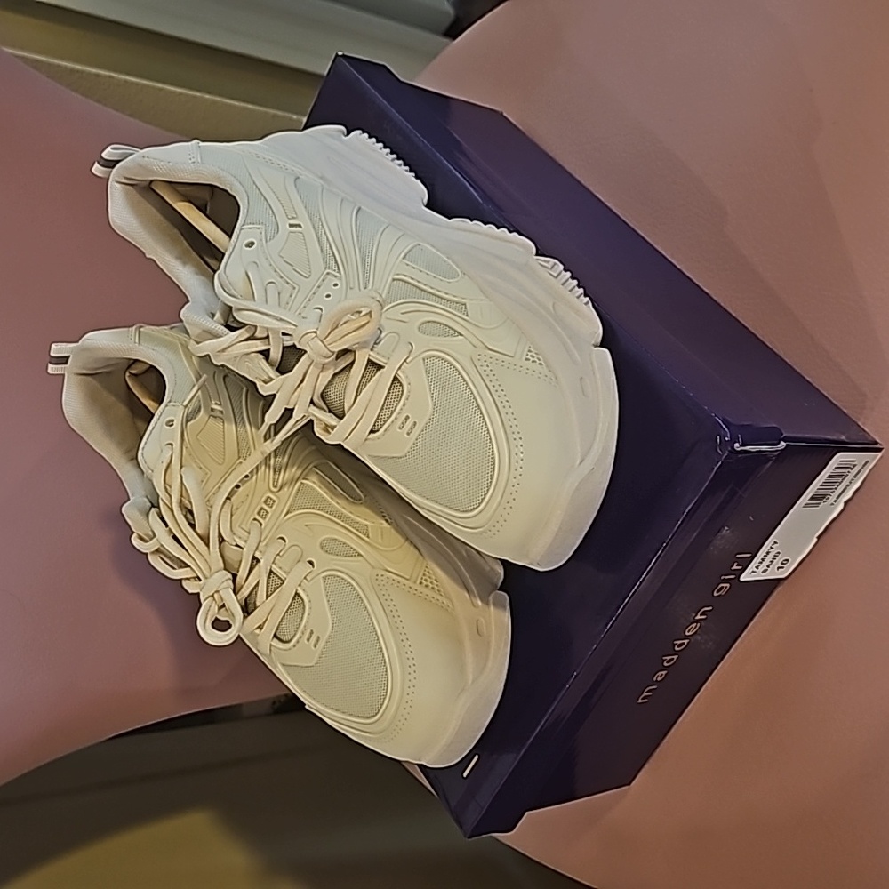 Madden Girl light pink/sand Chunky sneakers